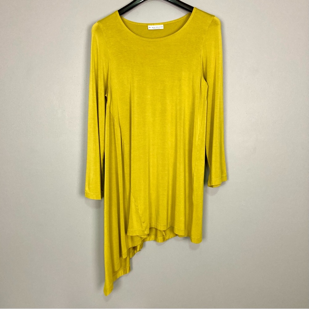 Bryn Walker Asymmetrical Hem Tunic Top Women’s Sz XS Modal Jersey Knit Lagenlook